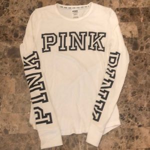 Pink brand long sleeved shirt